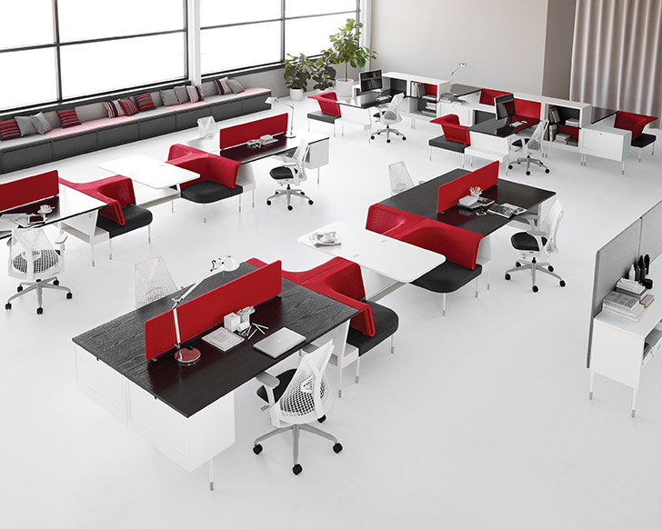 This Hive is a grouping of workstations where numerous people can engage harmoniously in collaborative and individual work.