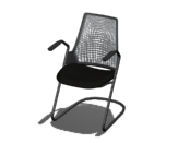 Sayl Side Chair Sled Base Product Image