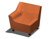 Swoop Right Arm Chair Product Image